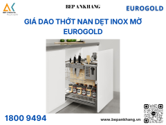 Giá dao thớt EP25 (EPD5225VX) nan dẹt inox mờ – Eurogold
